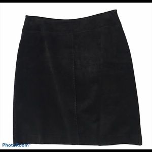 BLACK SUEDE SKIRT, size 10